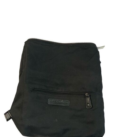 BCBGeneration Women’s Black & Gold Sequin Fold Over Clutch Bag Zippered 13 X 12 - Picture 6 of 11